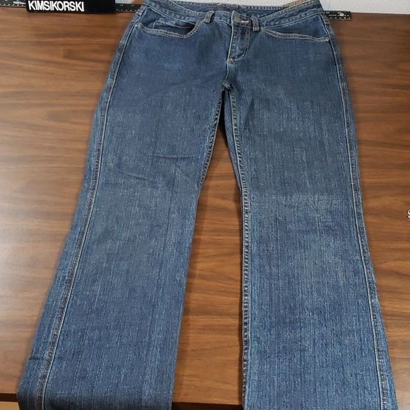 Duluth Trading Company‎ Flex Work Curvy Bootcut Denim Jeans 53507 Size 6 x 33 - Picture 5 of 9